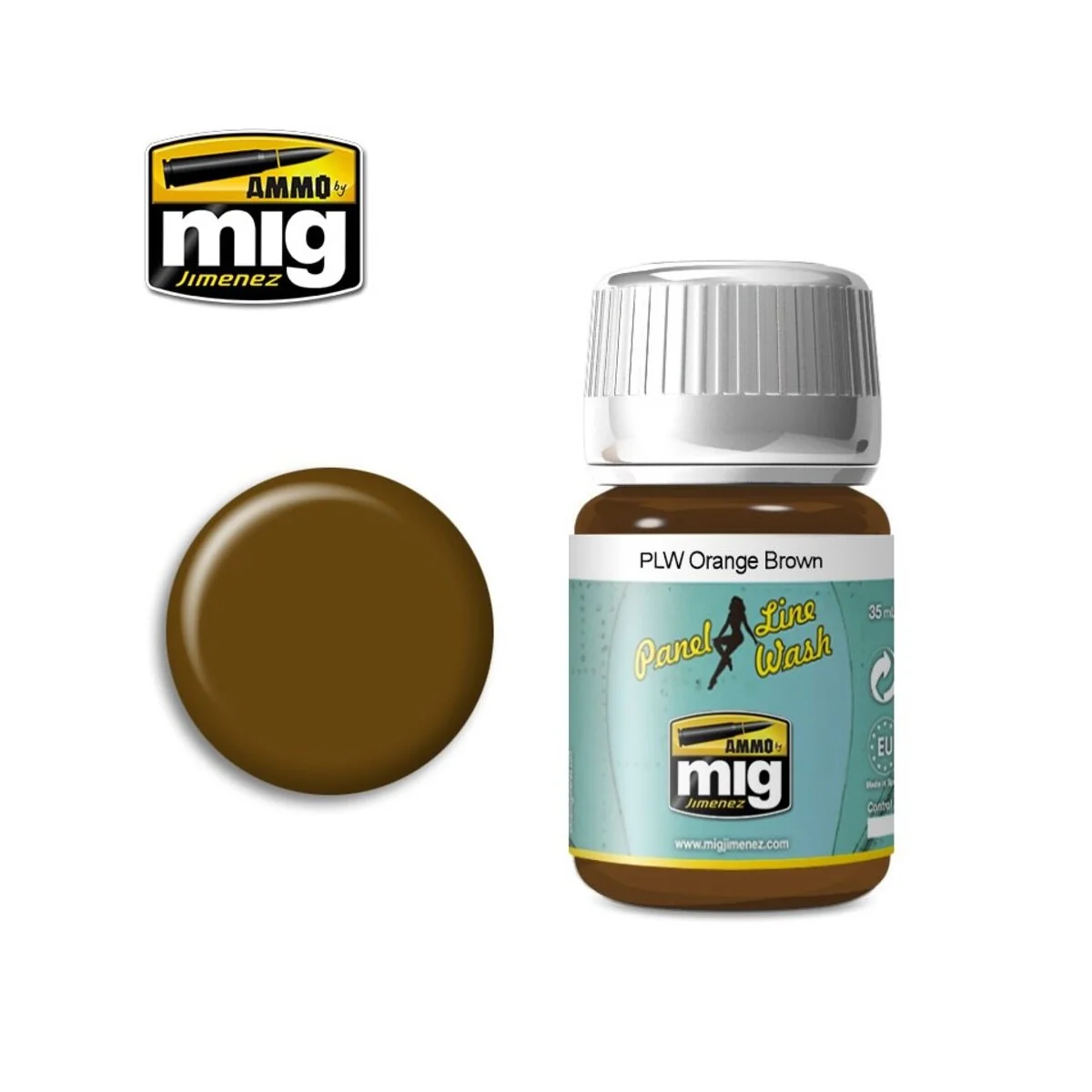 PLW Orange Brown - AMMO by MIG Jimenez A.MIG-1616 PLW Orange Brown - AMMO by MIG Jimenez A.MIG-1616