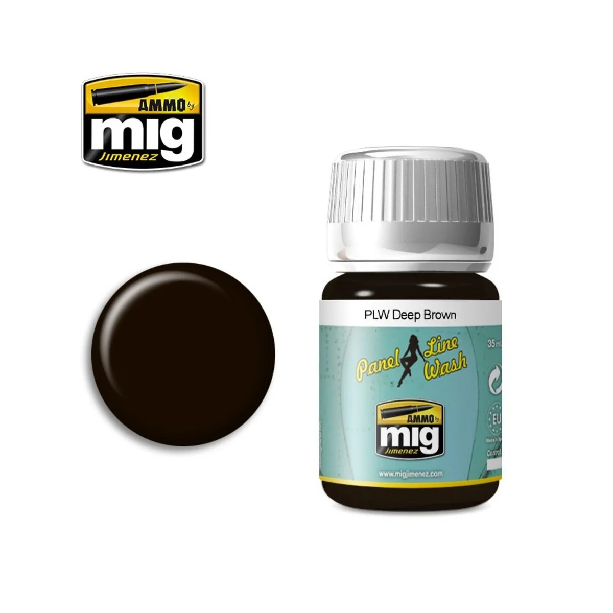 PLW Deep Brown - AMMO by MIG Jimenez A.MIG-1618 PLW Deep Brown - AMMO by MIG Jimenez A.MIG-1618