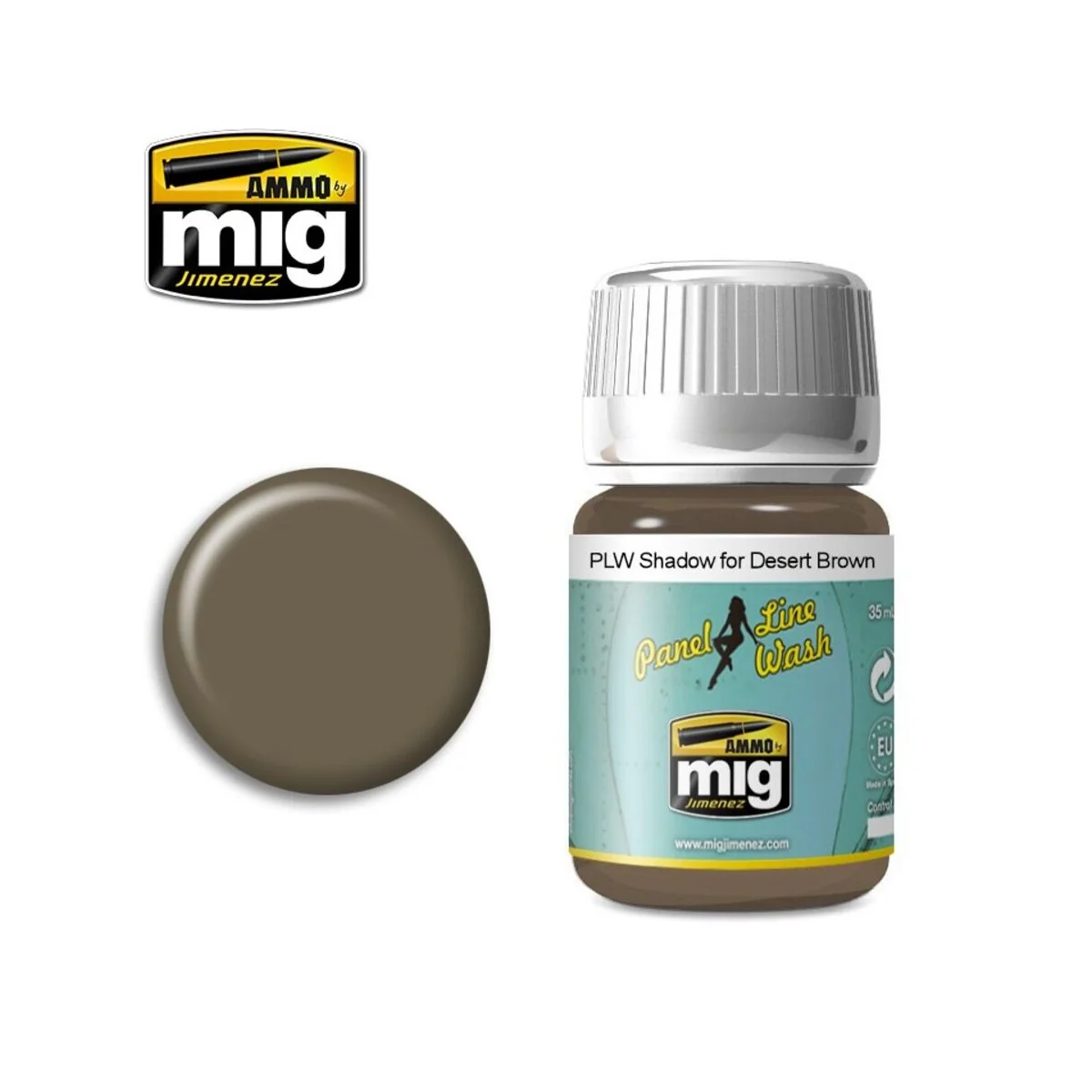 PLW Shadow for Desert Brown - AMMO by MIG Jimenez A.MIG-1621