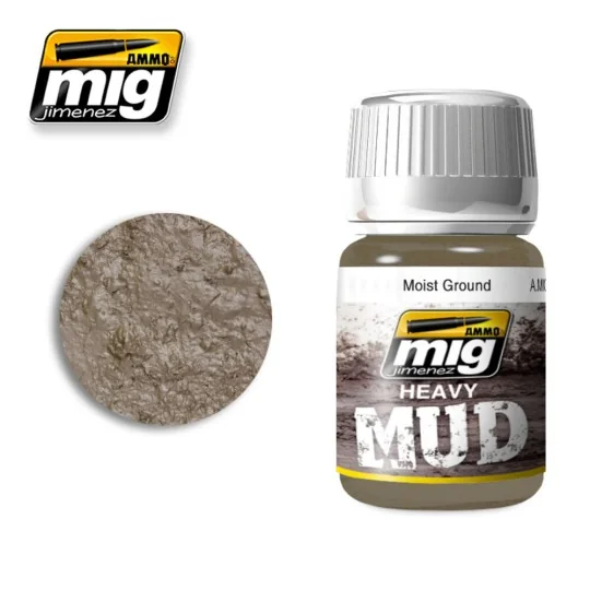 HEAVY MUD Moist Ground - AMMO by MIG Jimenez A.MIG-1703 HEAVY MUD Moist Ground - AMMO by MIG Jimenez A.MIG-1703