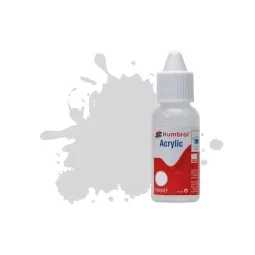 HUMBROL ACRYLIC DROPPER BOTTLE 14ML No 147 Light Grey Matt - Humbro...