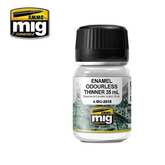 Enamel Odourless Thinner (35mL) - AMMO by MIG Jimenez A.MIG-2018 Enamel Odourless Thinner (35mL) - AMMO by MIG Jimenez A.MIG-2018