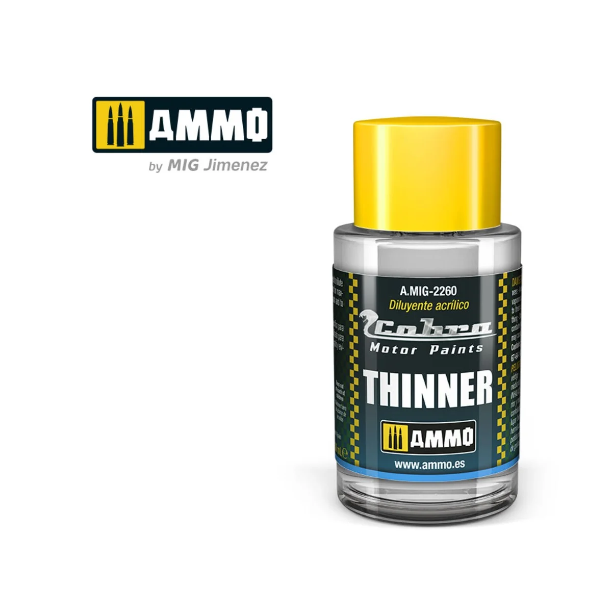 COBRA MOTOR Acrylic Thinner - AMMO by MIG Jimenez A.MIG-2260
