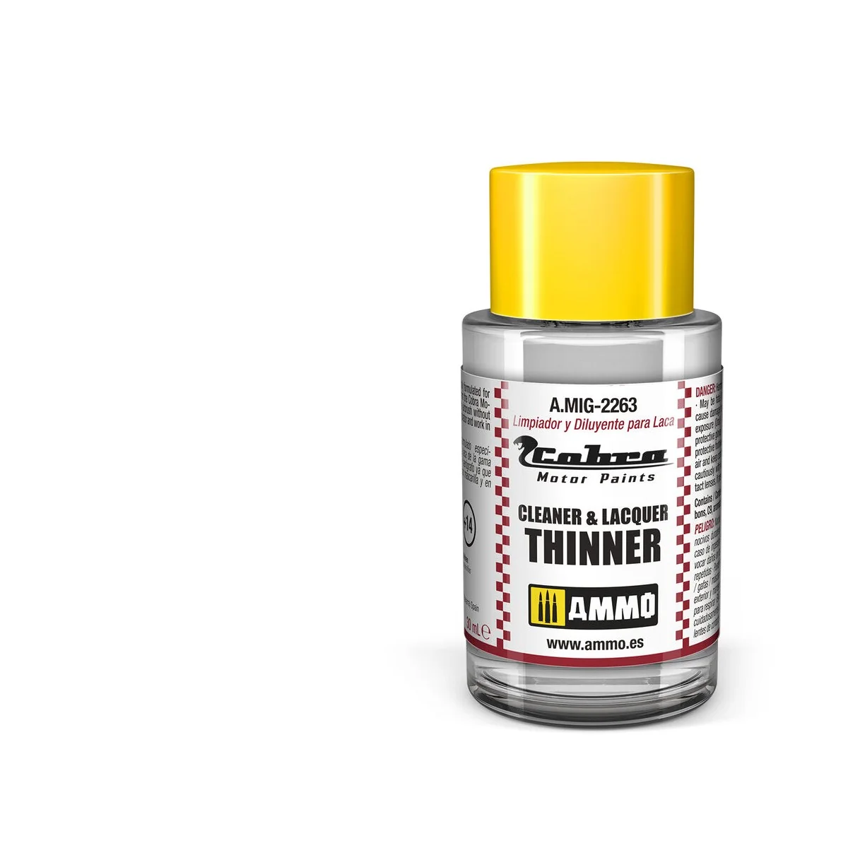 COBRA MOTOR Cleaner & Thinner Lacquer - AMMO by MIG Jimenez A.MIG-2263