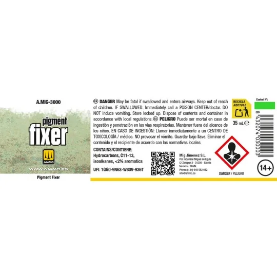PIGMENT Fixer - AMMO by MIG Jimenez A.MIG-3000