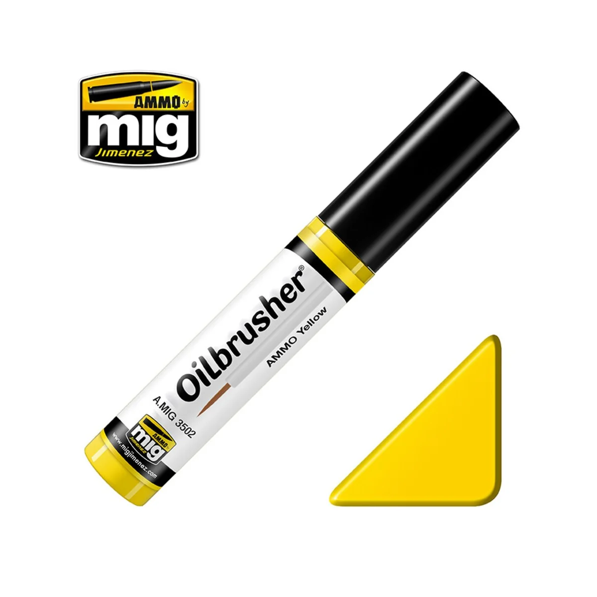 OILBRUSHER AMMO Yellow - AMMO by MIG Jimenez A.MIG-3502
