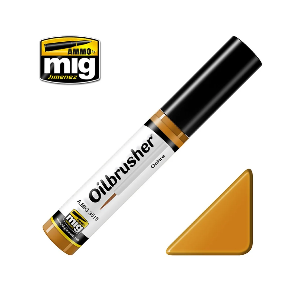 OILBRUSHER Ochre - AMMO by MIG Jimenez A.MIG-3515 OILBRUSHER Ochre - AMMO by MIG Jimenez A.MIG-3515