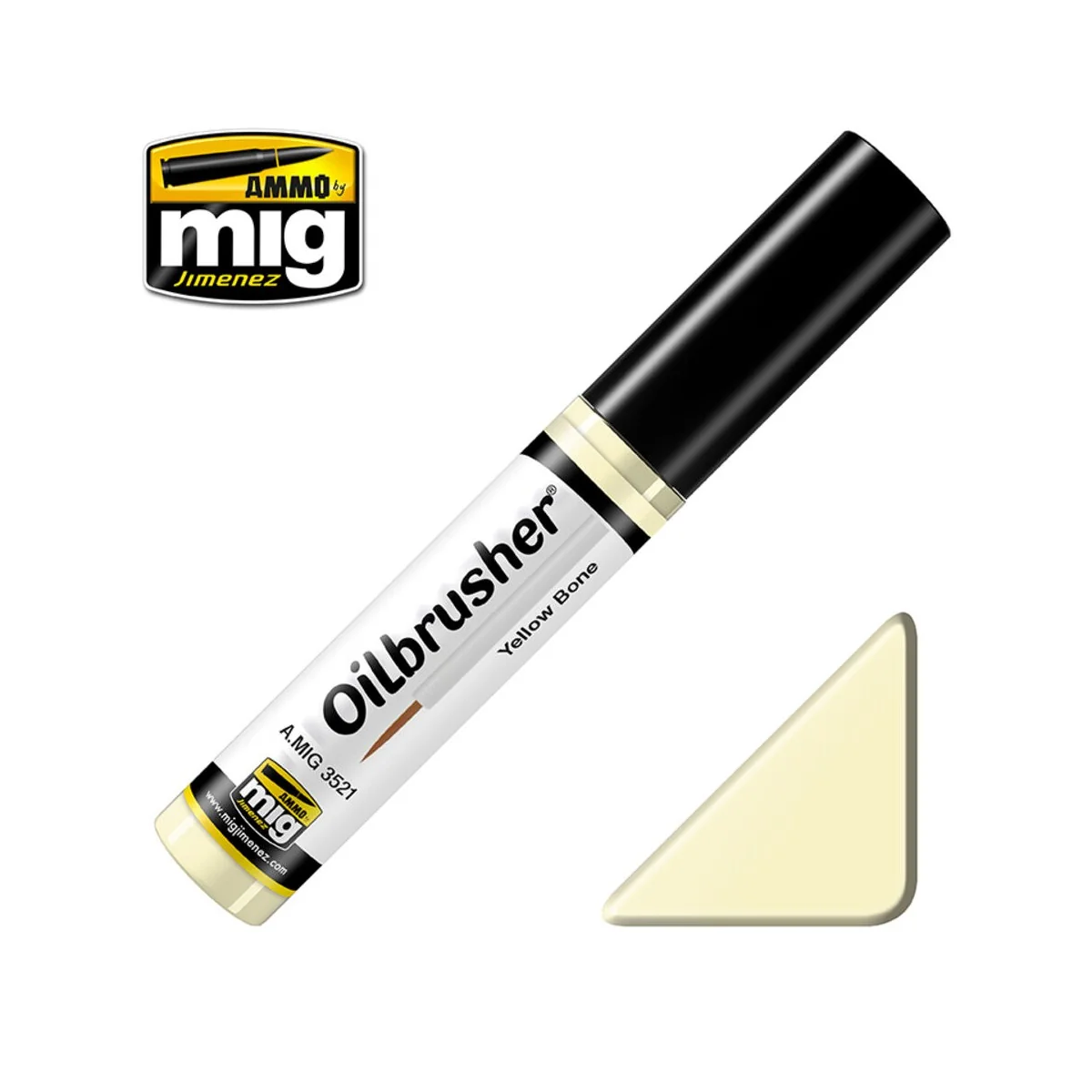 OILBRUSHER Yellow Bone - AMMO by MIG Jimenez A.MIG-3521