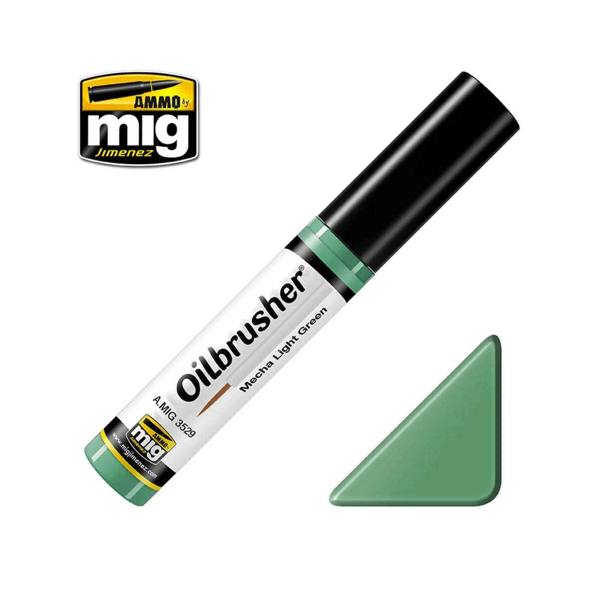 OILBRUSHER Mecha Light Green - AMMO by MIG Jimenez A.MIG-3529