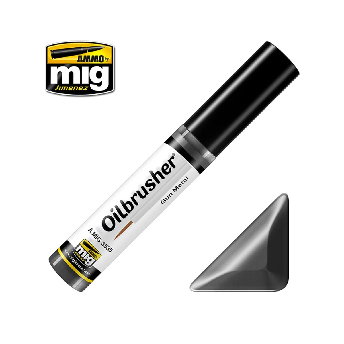 OILBRUSHER Gun Metal - AMMO by MIG Jimenez A.MIG-3535