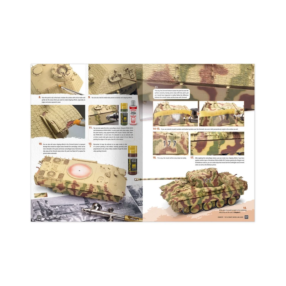 ZIMMERIT The Ultimate Modeling Guide (English) - AMMO by MIG Jimene...