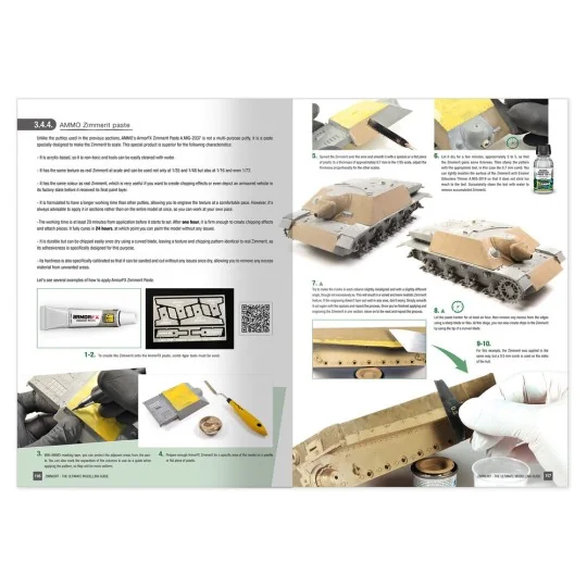 ZIMMERIT The Ultimate Modeling Guide (English) - AMMO by MIG Jimene...