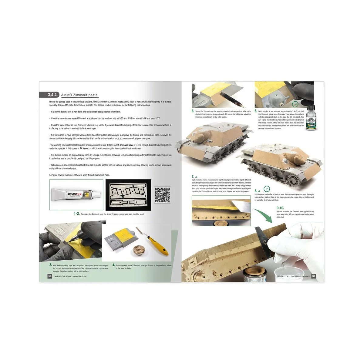 ZIMMERIT The Ultimate Modeling Guide (English) - AMMO by MIG Jimene...