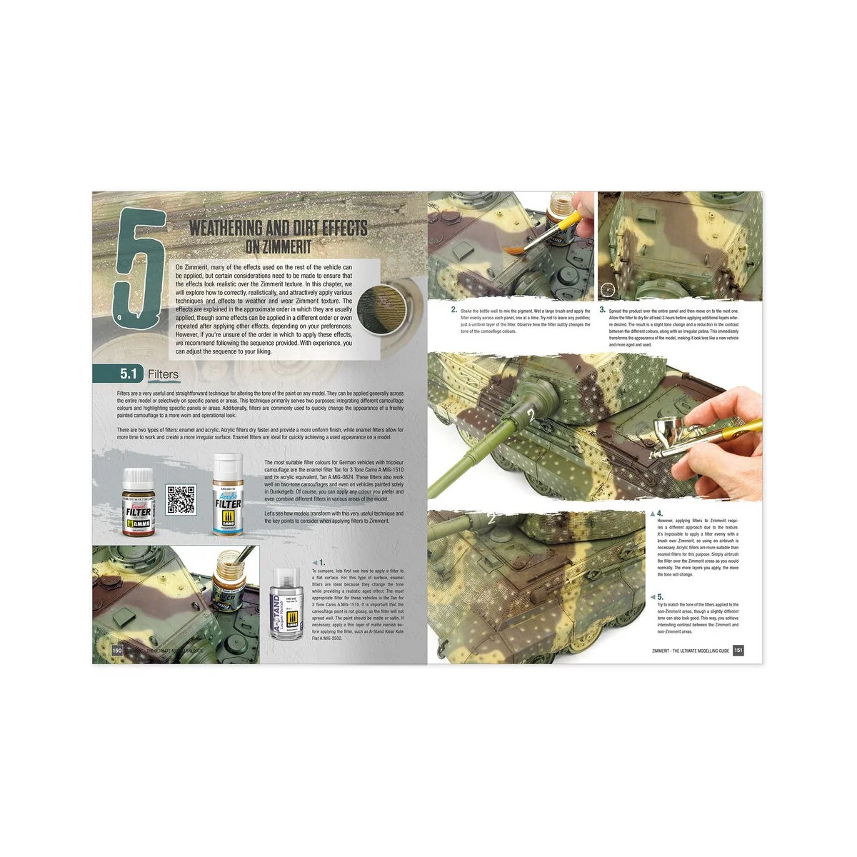 ZIMMERIT The Ultimate Modeling Guide (English) - AMMO by MIG Jimene...