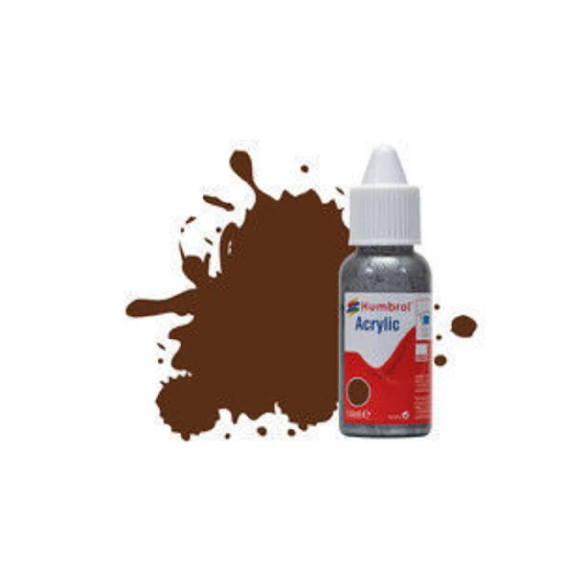 HUMBROL ACRYLIC DROPPER BOTTLE 14ML No 160 German Camouflage Red - ...