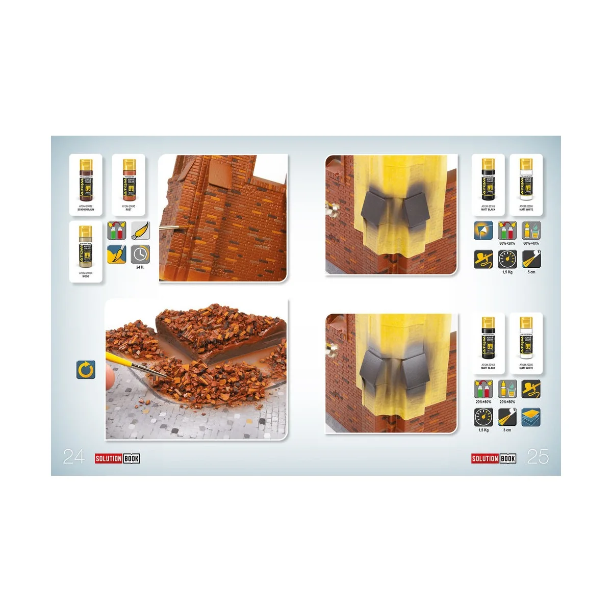 SOLUTION BOOK 09 - How to Paint Brick Buildings (English, Castellan...