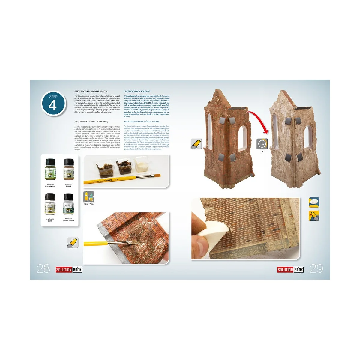 SOLUTION BOOK 09 - How to Paint Brick Buildings (English, Castellan...