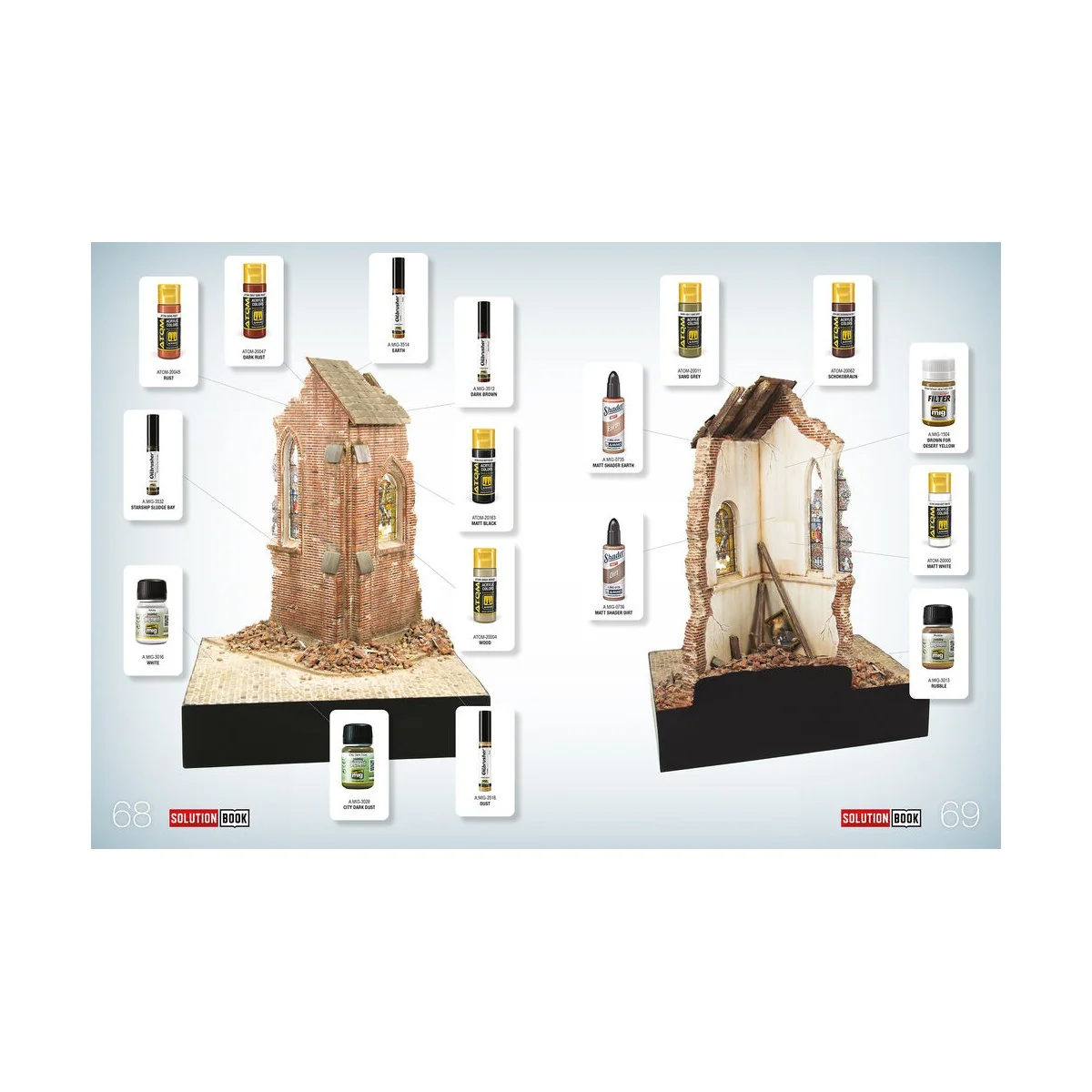 SOLUTION BOOK 09 - How to Paint Brick Buildings (English, Castellan...