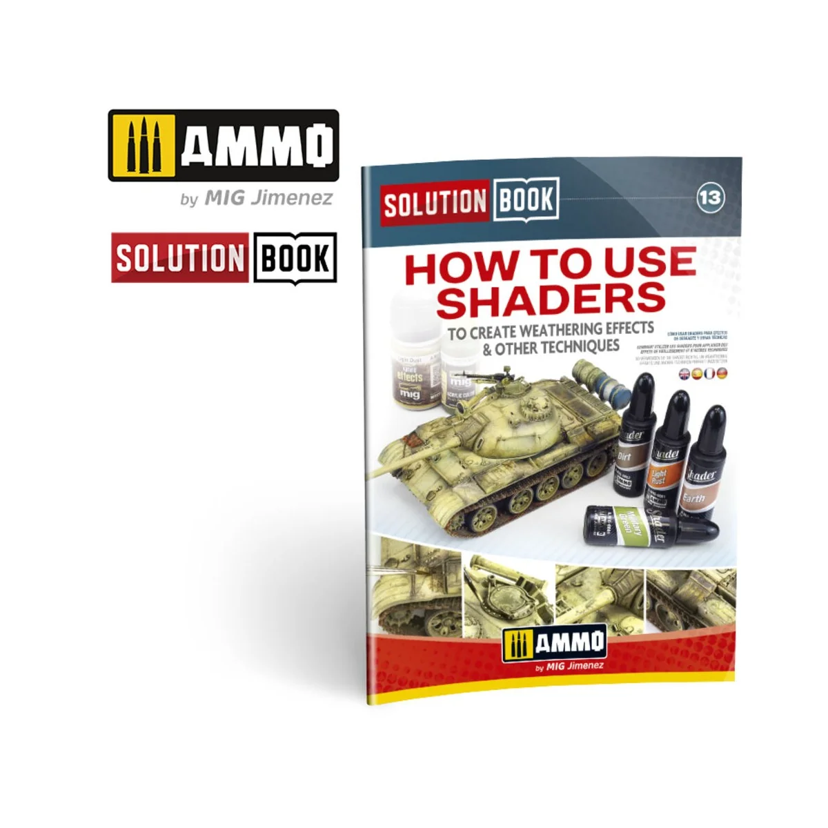 SOLUTION BOOK 13 - How to Use Shaders (English, Castellano, Francai...