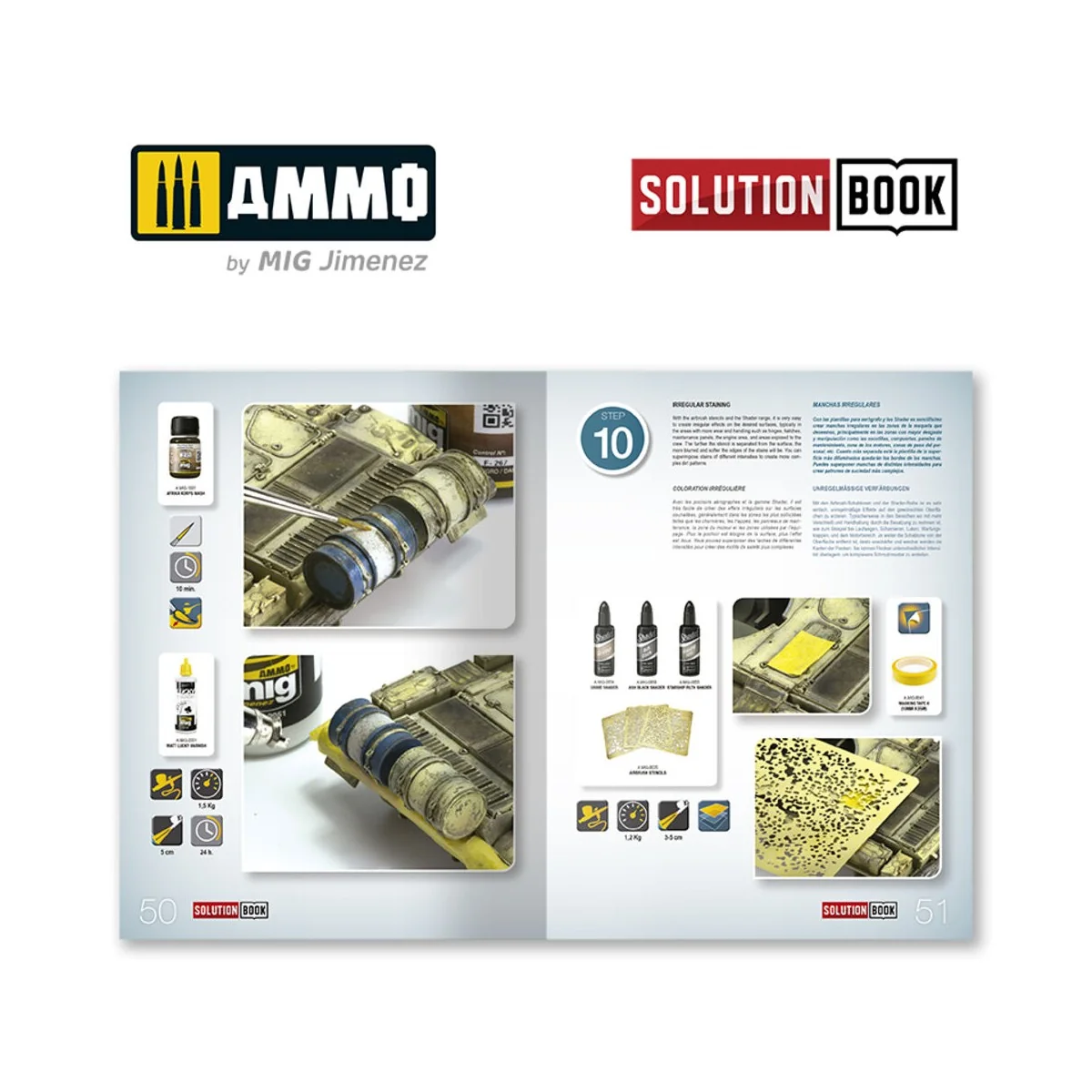 SOLUTION BOOK 13 - How to Use Shaders (English, Castellano, Francai...