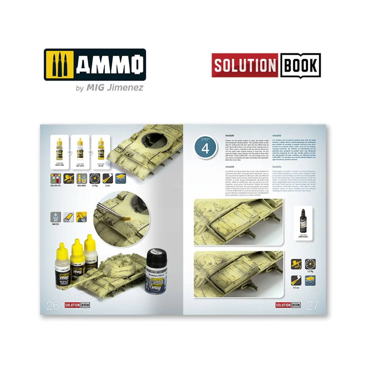 SOLUTION BOOK 13 - How to Use Shaders (English, Castellano, Francai...