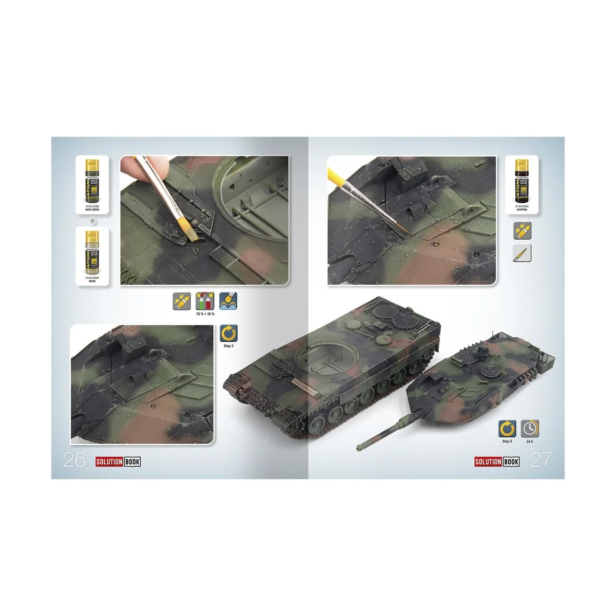 SOLUTION BOOK 26 - NATO & BUNDESWEHR Vehicles (English, Castellano,...