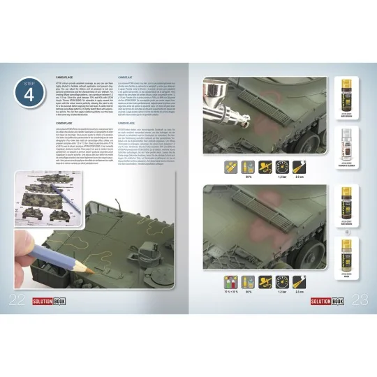 SOLUTION BOOK 26 - NATO & BUNDESWEHR Vehicles (English, Castellano,...
