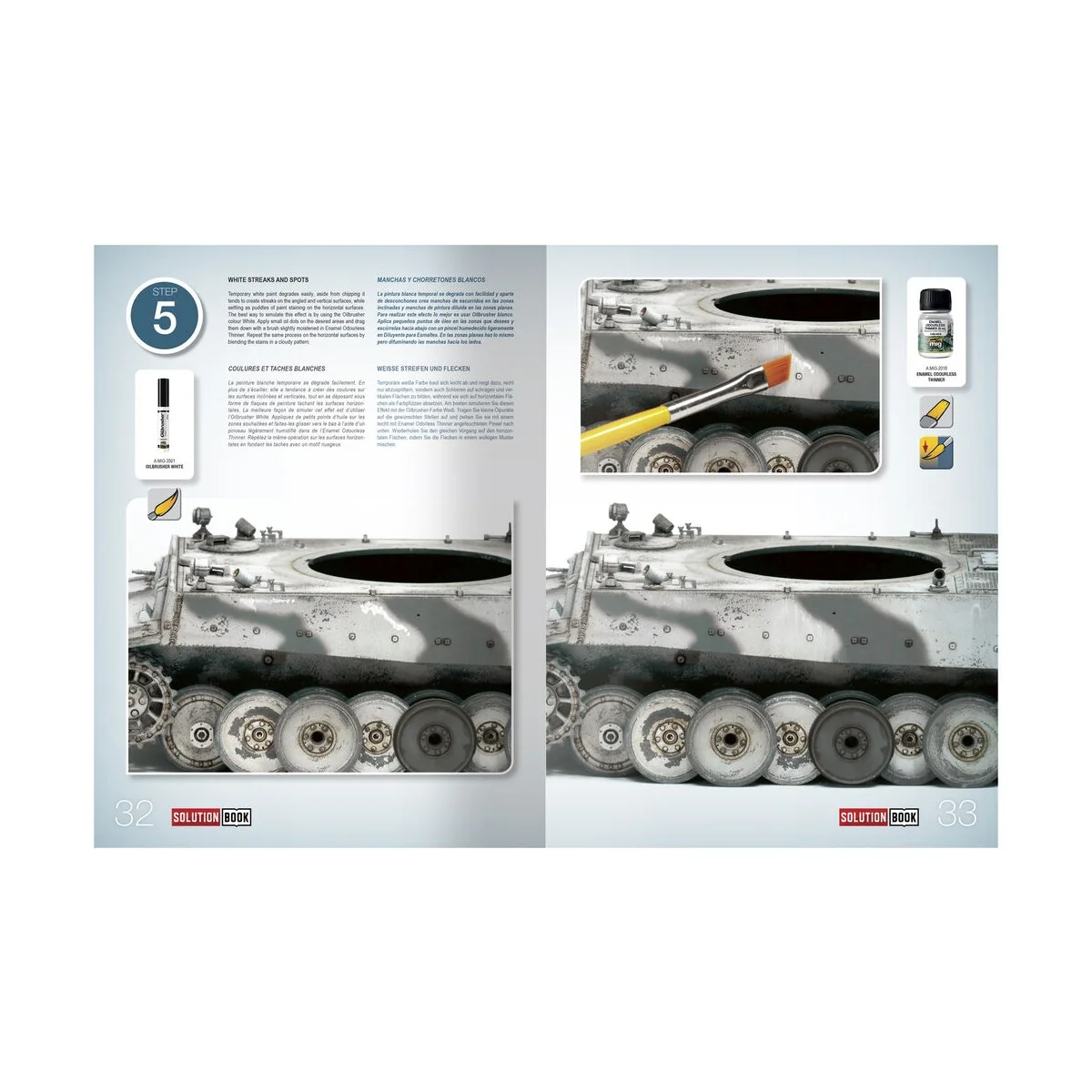 SOLUTION BOOK 17 - How to Paint WWII German Winter Vehicles - (Mult...