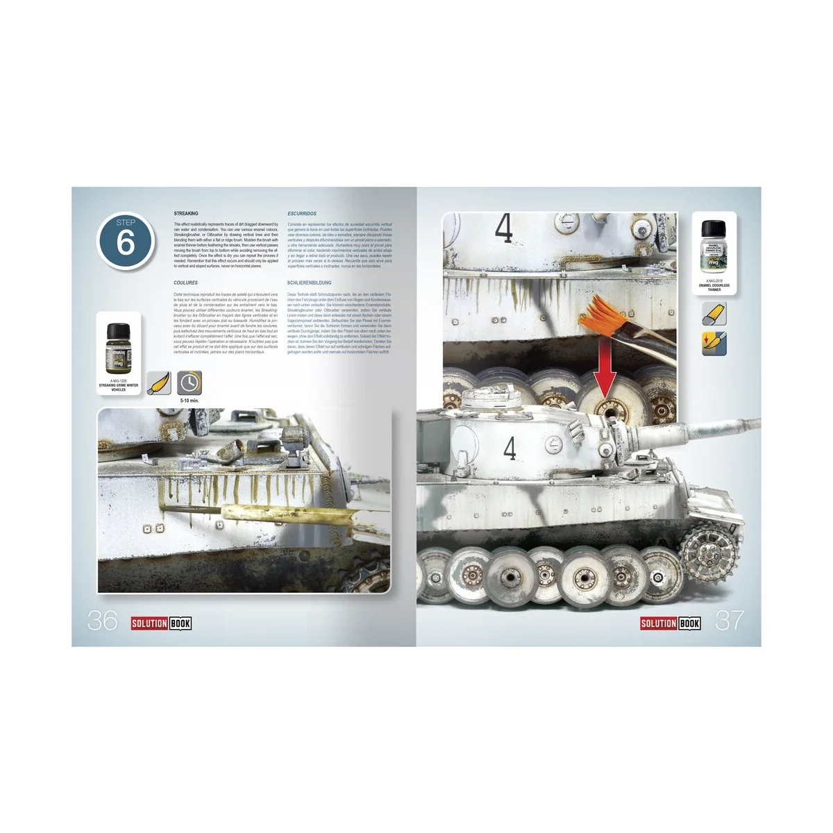 SOLUTION BOOK 17 - How to Paint WWII German Winter Vehicles - (Mult...