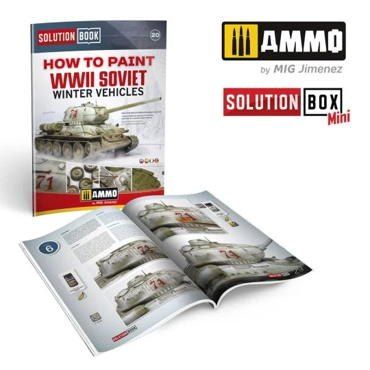 SOLUTION BOOK 20 - How to Paint WWII Soviet Winter Vehicles - (Mult...