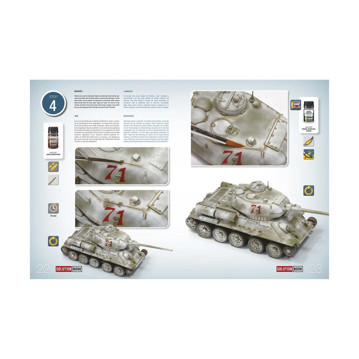 SOLUTION BOOK 20 - How to Paint WWII Soviet Winter Vehicles - (Mult...