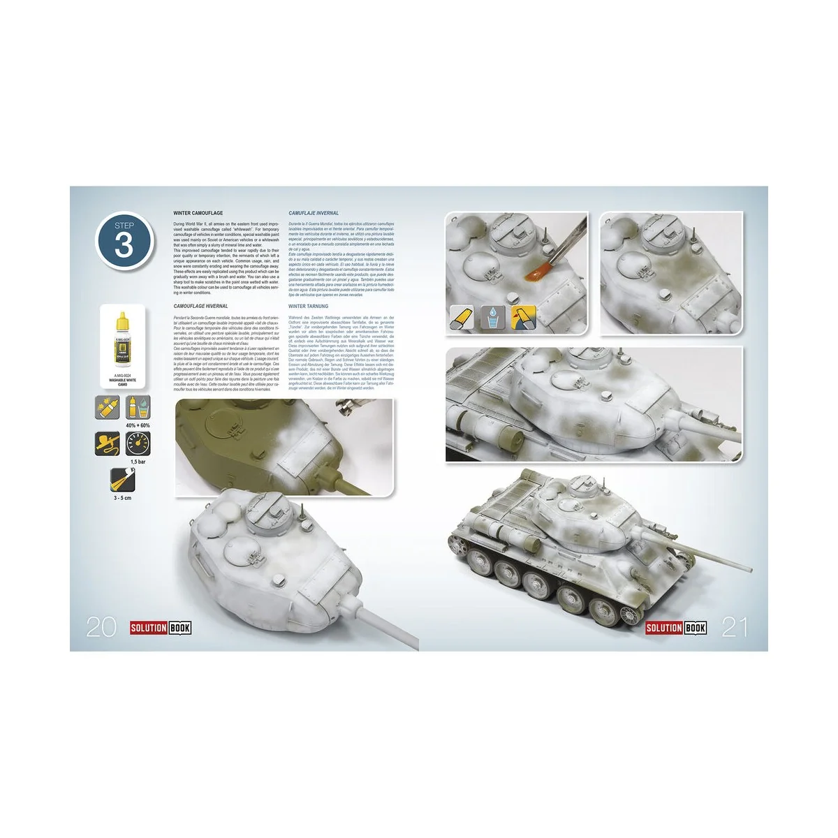 SOLUTION BOOK 20 - How to Paint WWII Soviet Winter Vehicles - (Mult...