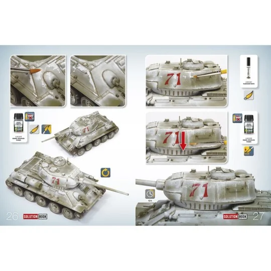 SOLUTION BOOK 20 - How to Paint WWII Soviet Winter Vehicles - (Mult...