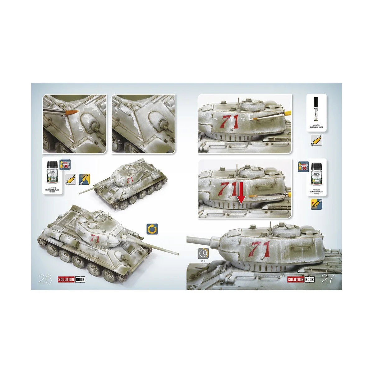 SOLUTION BOOK 20 - How to Paint WWII Soviet Winter Vehicles - (Mult...