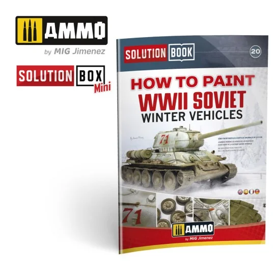 SOLUTION BOOK 20 - How to Paint WWII Soviet Winter Vehicles - (Mult...