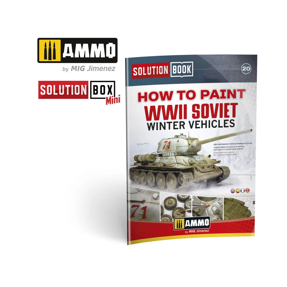 SOLUTION BOOK 20 - How to Paint WWII Soviet Winter Vehicles - (Mult...