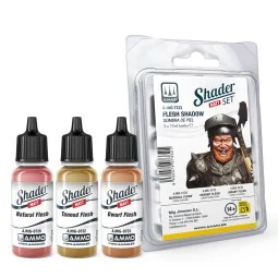 Matt SHADER Set Flesh Shadow - AMMO by MIG Jimenez A.MIG-7332