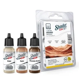 Matt SHADER Set Browns - AMMO by MIG Jimenez A.MIG-7336