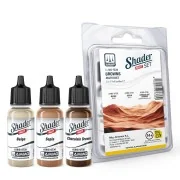 Matt SHADER Set Browns - AMMO by MIG Jimenez A.MIG-7336 Matt SHADER Set Browns - AMMO by MIG Jimenez A.MIG-7336