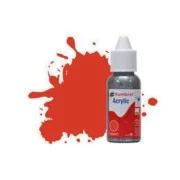 HUMBROL ACRYLIC DROPPER BOTTLE 14ML No 174 Signal Red - Satin - Hum...