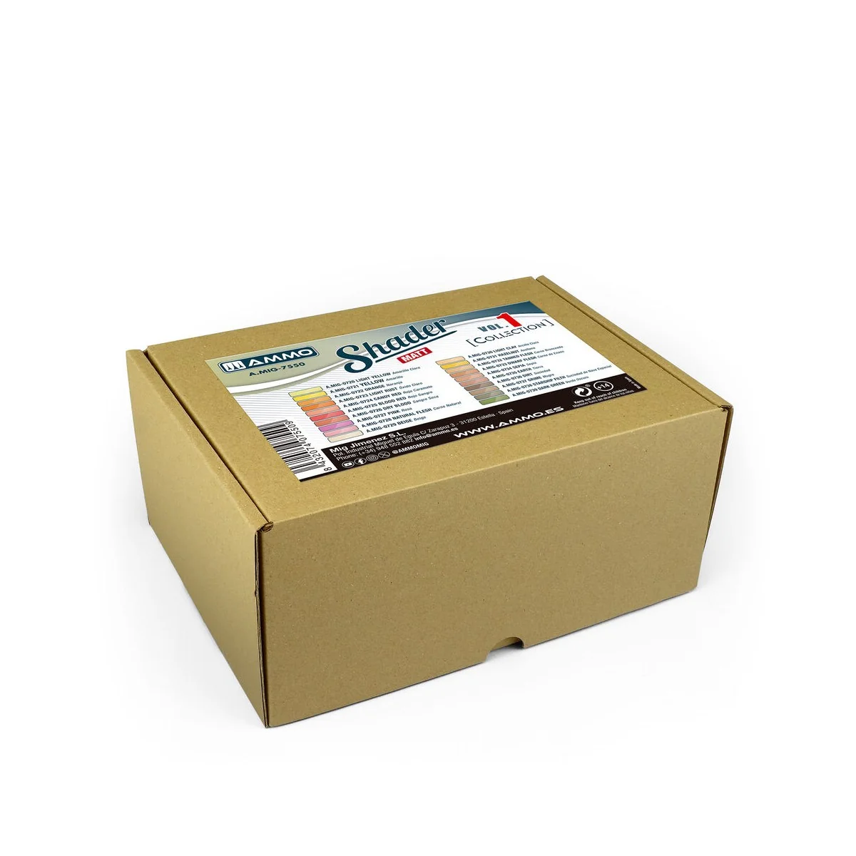 AMMO Collections: Shaders Vol.1 - AMMO by MIG Jimenez A.MIG-7550