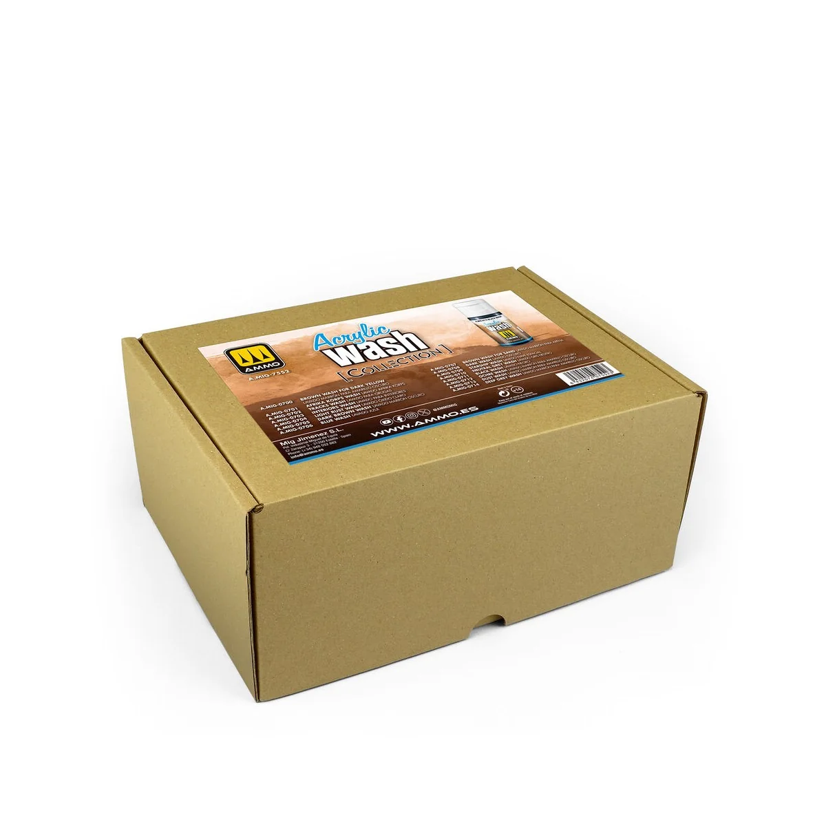 AMMO Collections: Acrylic Wash - AMMO by MIG Jimenez A.MIG-7552 AMMO Collections: Acrylic Wash - AMMO by MIG Jimenez A.MIG-7552