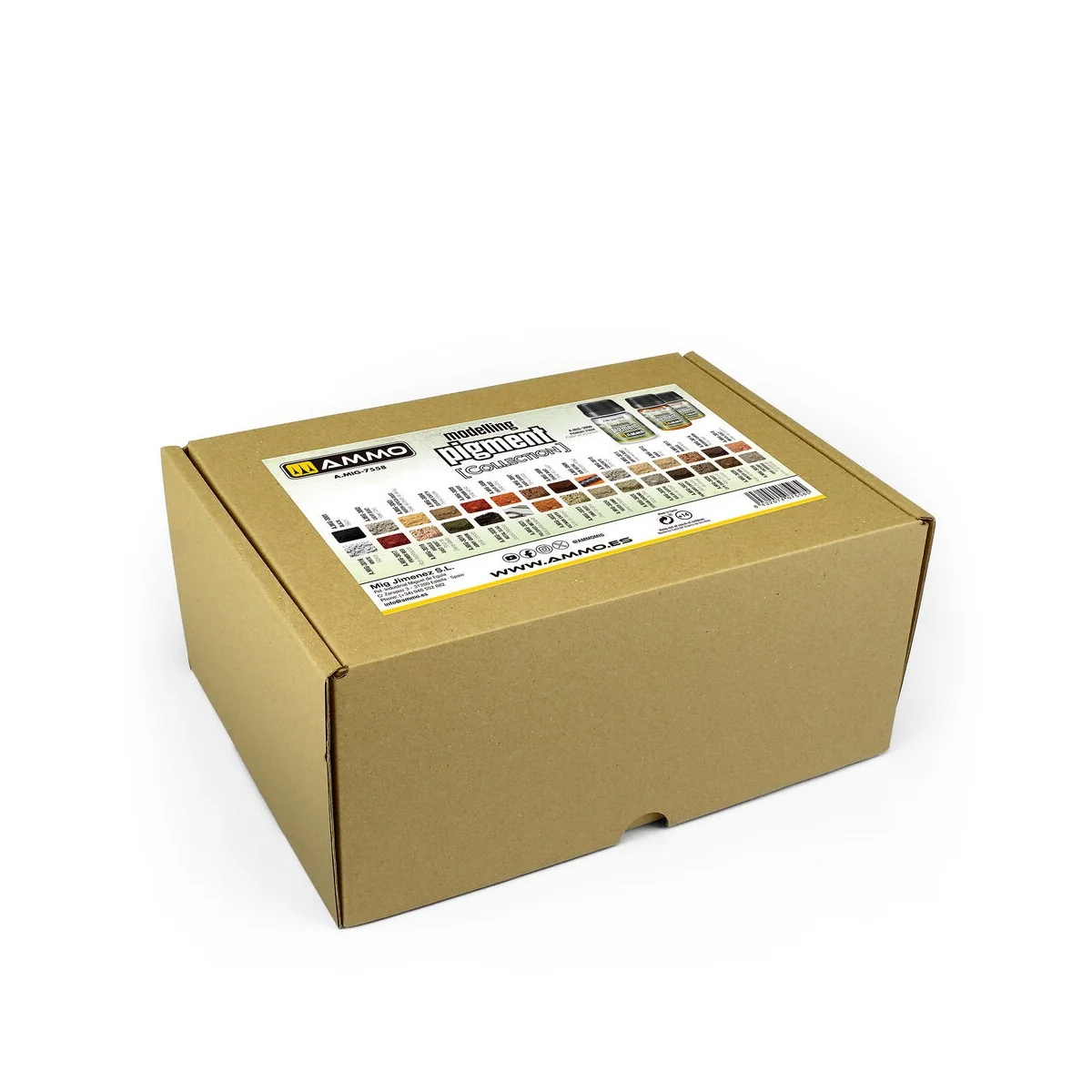 AMMO Collections: Pigments Vol.1 - AMMO by MIG Jimenez A.MIG-7558 AMMO Collections: Pigments Vol.1 - AMMO by MIG Jimenez A.MIG-7558