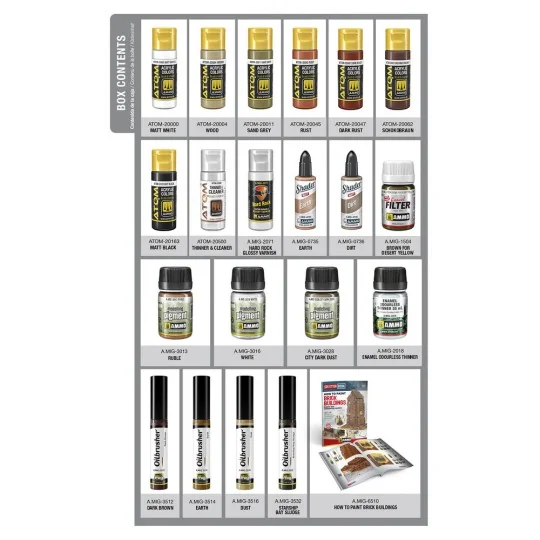 SOLUTION BOX 09 - Brick Buildings Colors and Weathering System - AM... SOLUTION BOX 09 - Brick Buildings Colors and Weathering System - AM...