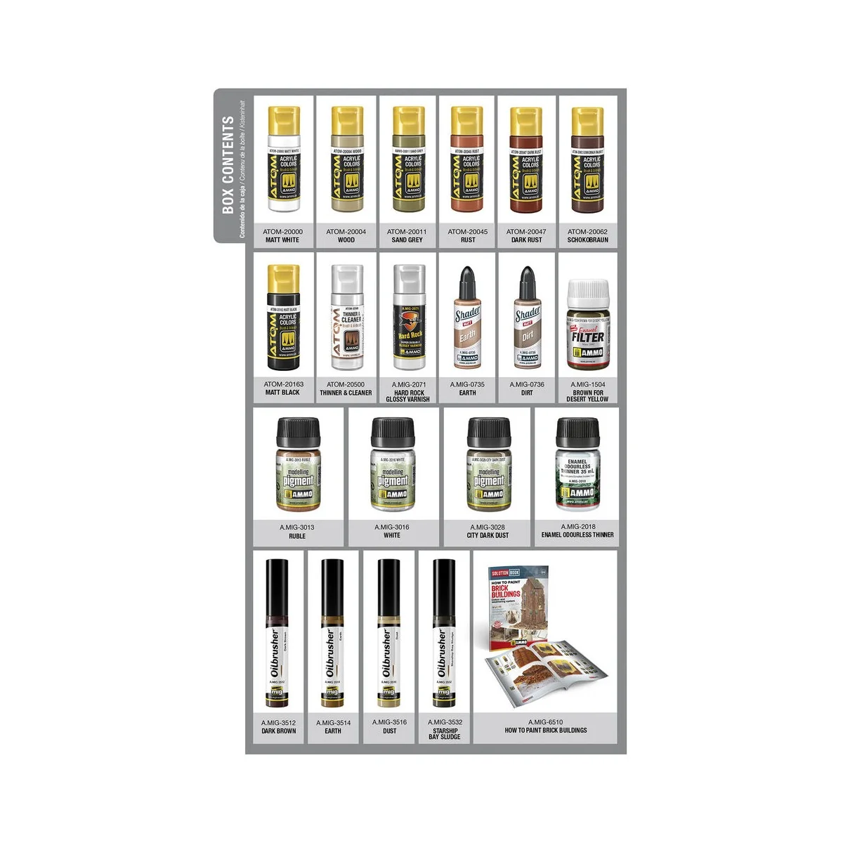 SOLUTION BOX 09 - Brick Buildings Colors and Weathering System - AM... SOLUTION BOX 09 - Brick Buildings Colors and Weathering System - AM...