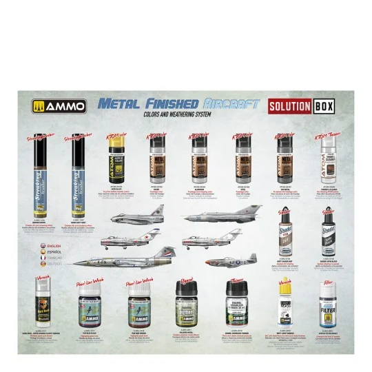 SOLUTION BOX 27 - How to Paint Metal Finished Aircraft - AMMO by MI... SOLUTION BOX 27 - How to Paint Metal Finished Aircraft - AMMO by MI...