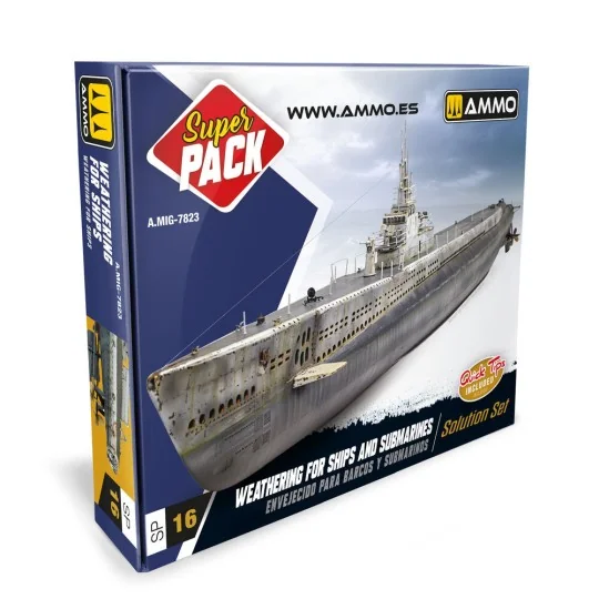 SUPER PACK Weathering for Ships and Submarines - AMMO by MIG Jimene... SUPER PACK Weathering for Ships and Submarines - AMMO by MIG Jimene...