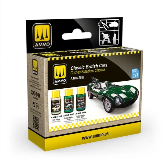 Cobra Motor Classic British Cars Set - AMMO by MIG Jimenez A.MIG-7862