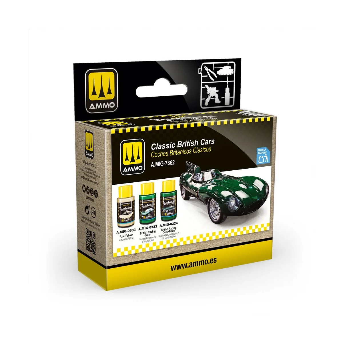 Cobra Motor Classic British Cars Set - AMMO by MIG Jimenez A.MIG-7862