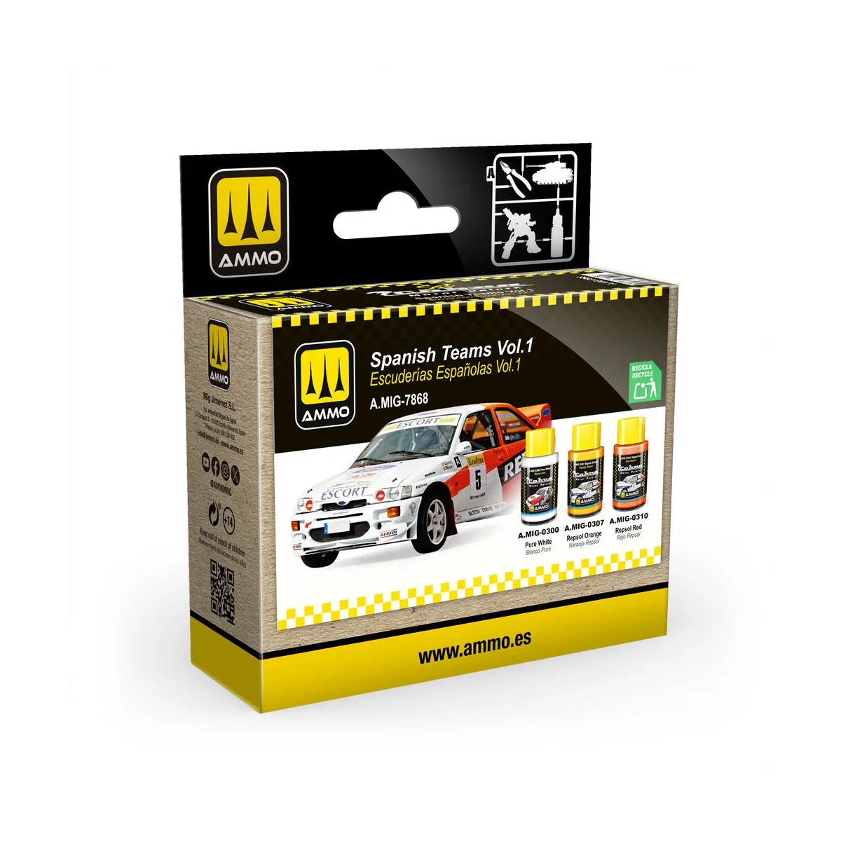 Cobra Motor Spanish Teams Vol.1 Set - AMMO by MIG Jimenez A.MIG-7868